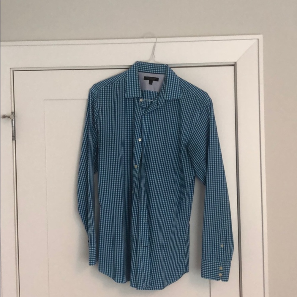 Large slim fit banana republic dress shirt